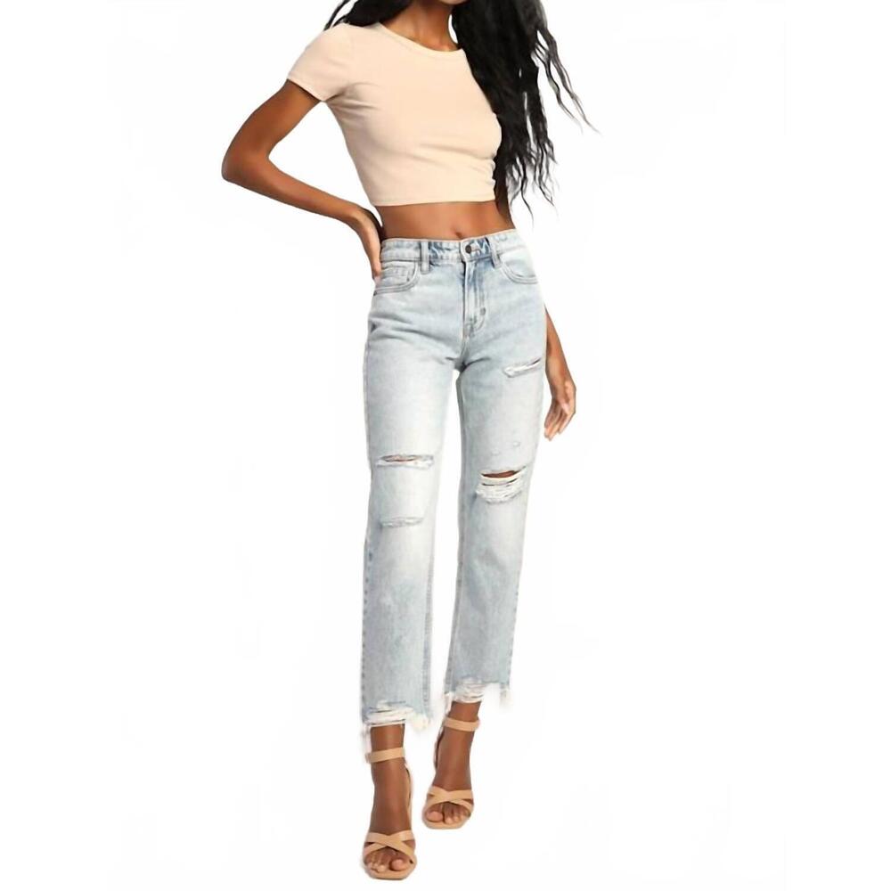 NEW HIDDEN bailey boyfriend jeans in light wash